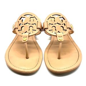 Tory Burch Miller Sandal leather light makeup